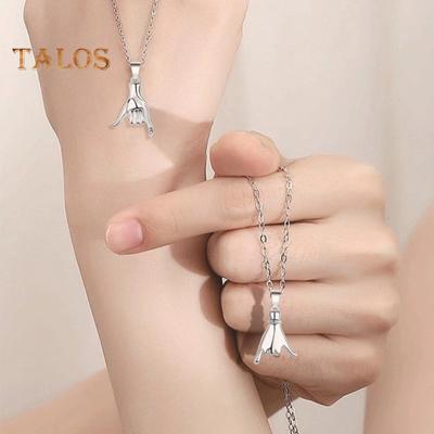 Комплект из 2 парных ожерелий для пар Pinky Promise, парные ожерелья для лучших друзей, подарок на годовщину Дня святого Валентина