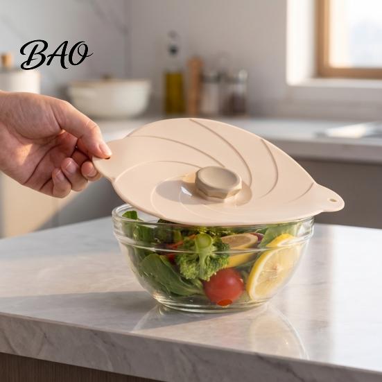 Flexible Food Sealing Lids for Leftovers Universal Silicone Bowl Lid, Microwave Splatter Cover, Grade Heat Resistant Cooking Vacuum Leak Proof