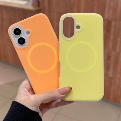 Жидкий силиконовый чехол Candy Jelly для магнитного чехла Magsafe для iPhone 11 12 13 14 15 16 Pro Max, утолщенный противоударный бампер