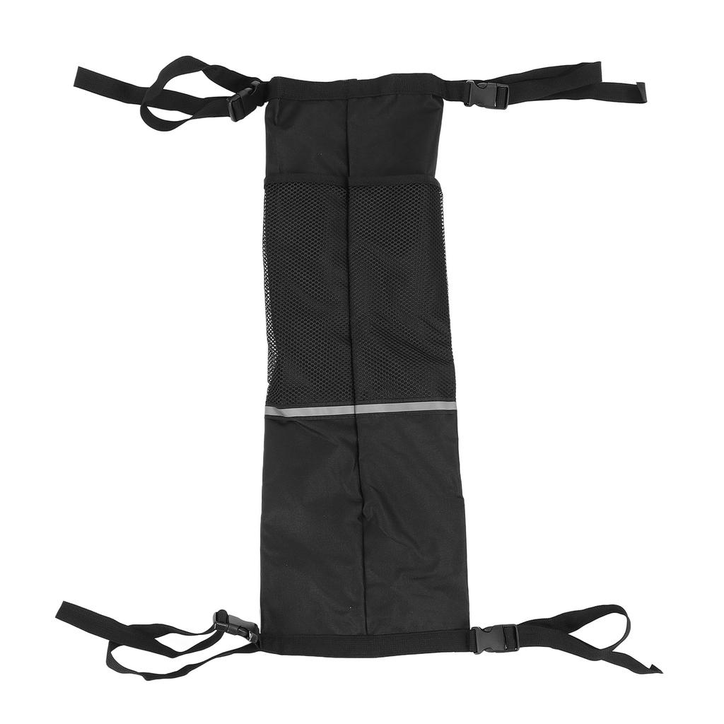 600D Oxford Fabric Wheelchair Bag with Reflective Stripe Accessories Transport Chairs Pouch for