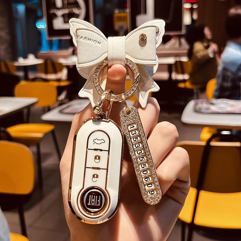 Applicable Fiat500Key Cover BoyueBravoIveco Ousheng Car Key Protection Cover