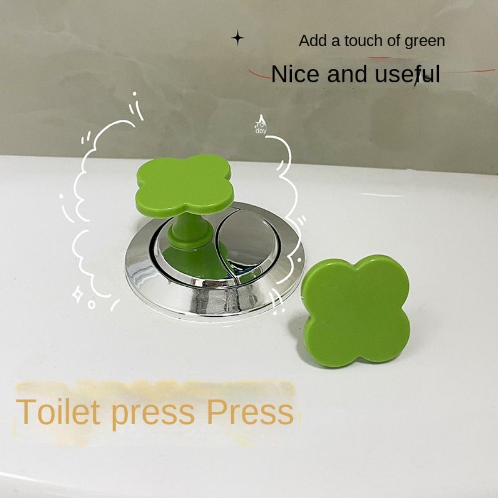 Labor-saving Flower Shaped Toilet Tank Button Universal Toilet Lid Lifter Toilet