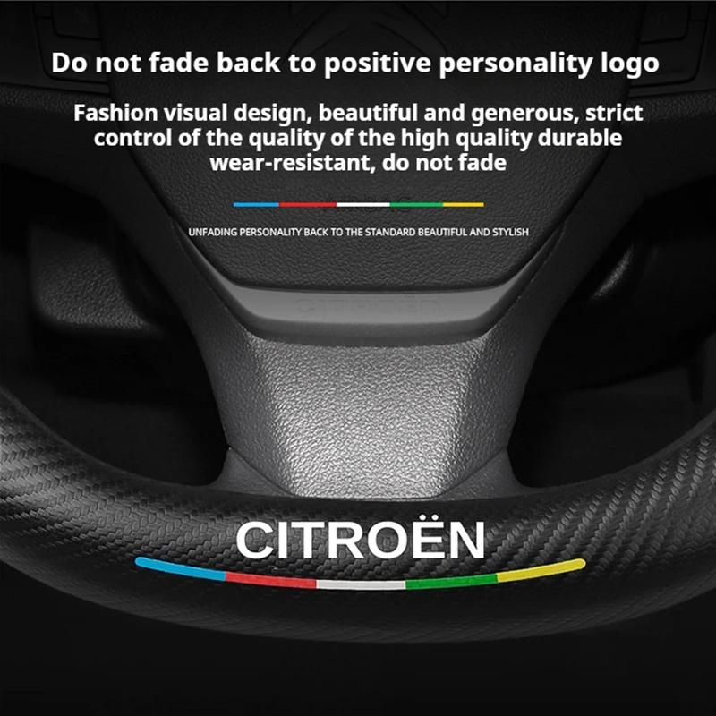 Fashion Suede car steering wheel cover For Citroen C4 C5 C3 C2 C6 C3-XR Picasso Berlingo Sega C3L C-Crosser CElysee Accessories