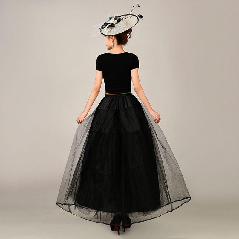 3-слойная жесткая сетка с мягкой поддержкой без обруча платье пушистая нижняя юбка свадебная подкладка юбки юбки
