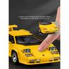 1/32 Lamborghini Countach LP5000s Сплав Модель Спортивного Автомобиля Литые Металлические Гоночные Автомобили для Трека Модель Транспортных Средств Симуляция Звук Свет Детская Игрушка Подарок