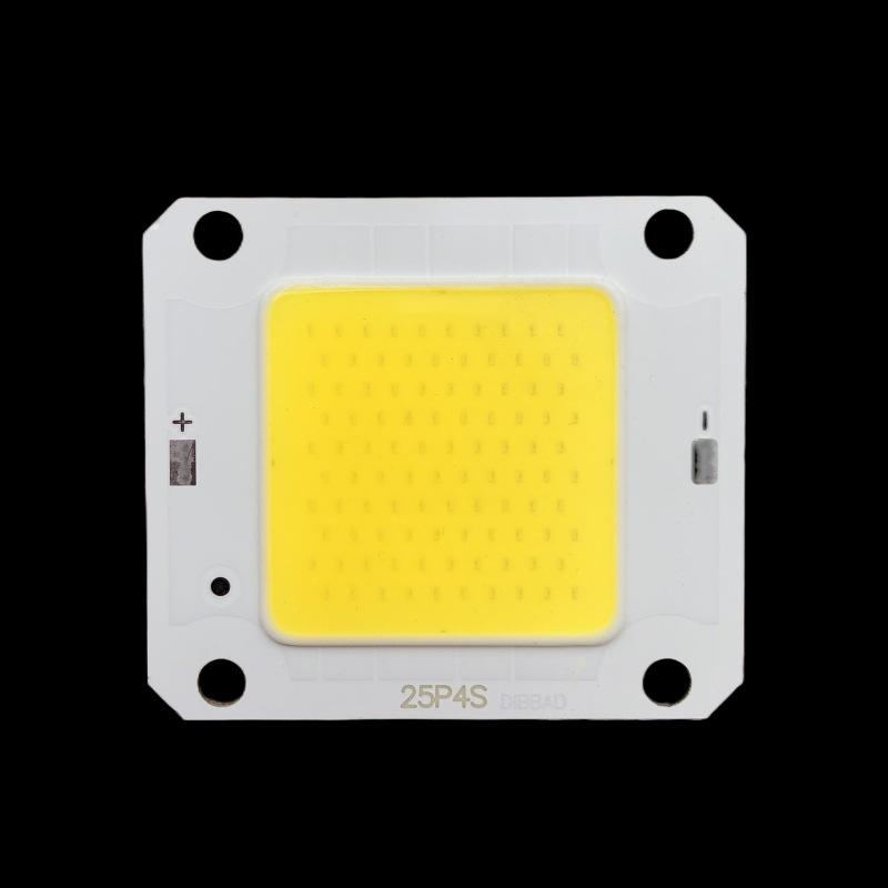 12 В 50 Вт COB светодиодная плата без драйвера, теплый белый светодиодный чип высокой яркости.