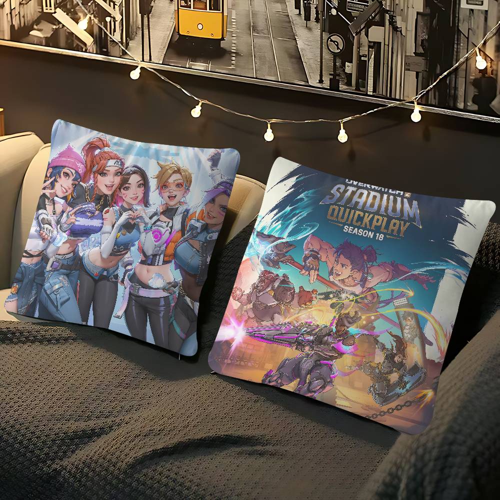 Игровой O-Overwatch Дизайн Наволочки Чехол для Подушки Декор Праздничный Декор