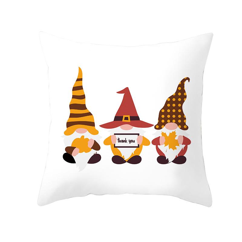 New Thanksgiving Pillow Case Thanksgiving Pumpkin Dwarf Home Festival Decoration Cushion Case