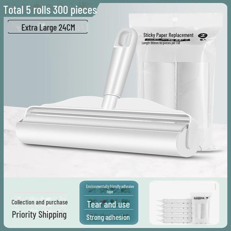 Сверхширокая роликовая щетка для удаления волос с полов и кроватей