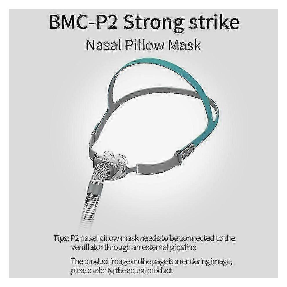CPAP Nasal Pillow Case with Headgear for Snoring Relief, Comfortable Fit, Sizes S, M, L