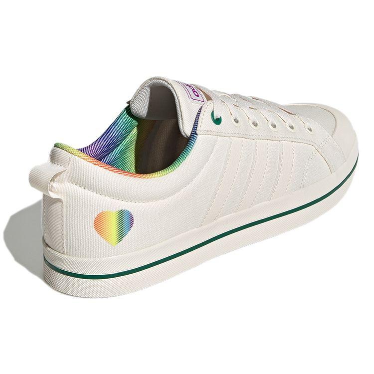 adidas Neo Bravada Повседневные спортивные Нескользящие Износостойкие Низкие Кеды для Скейтбординга Унисекс Белые GZ0814