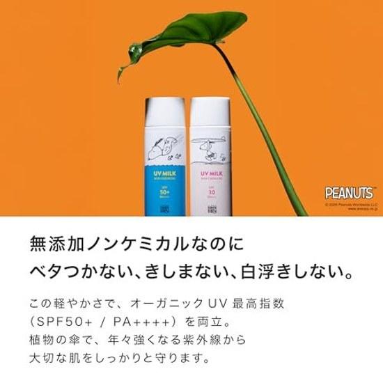 Нехимическое УФ-молочко для мамы и малыша (SPF50 ПА++++) 50mL (100 Растительное Впитывающее Без Отдушек Для Чувствительной Кожи Моющее Мыло)