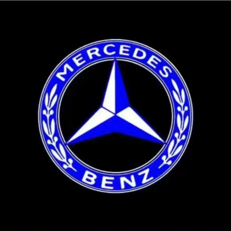 2-4 шт. Дверь автомобиля HD Светодиодный лазерный проектор Приветственная лампа Подходит для Mercedes-Benz AMG CLA C17 CLS C218 W218 W219 E-класса 207 C207.