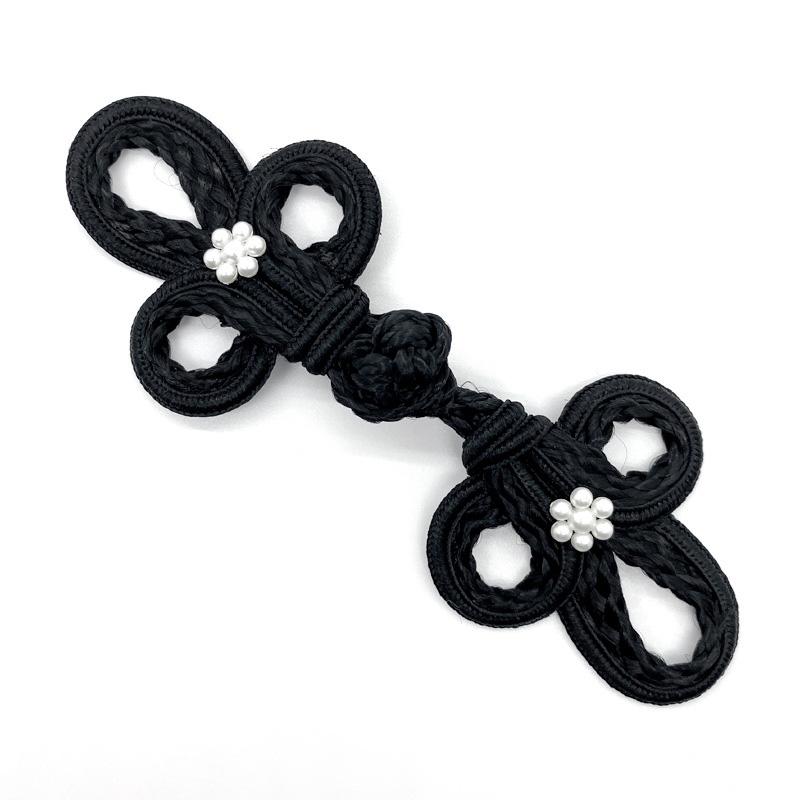 1 шт. Китайский узел в китайском стиле с цветком сливы, сделай сам, аксессуары для одежды ханьфу, ручная работа, пуговица для ципао, жемчуг