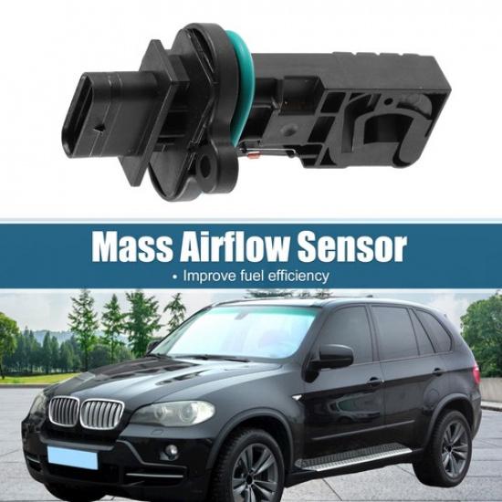 Mass Airflow Sensor Single For BMW X5 2011-2013 Black 5 P