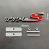 3D Metal Logo Type S Sticker Letter Front Grille Badge Car Rear Trunk Emblem Labels For Car Accessories