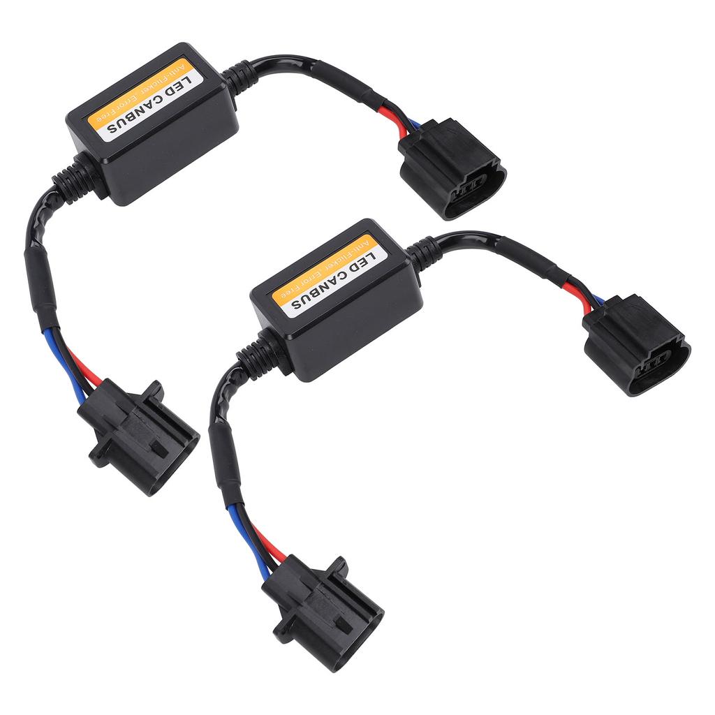 2 шт. Автомобильный светодиодный фара Canbus декодер анти мерцание предупреждение об ошибке жгут резистор комплект для H13 Headla