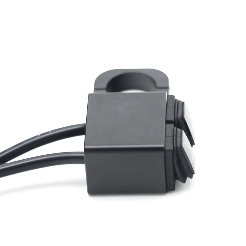 LMoDri водонепроницаемый мотоцикл ATV 22 мм руль с двойным управлением, кнопка включения-выключения-включения, фара, аварийный тормоз, противотуманная фара