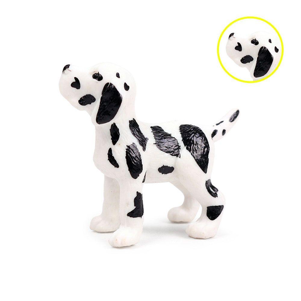 Kids Toys Gift Decoration Farm Accessories Pug Dog Figurines Miniature Animal Model Ornaments