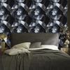 Ink wallpaper navy blue, graphite, black and blue 50x1000