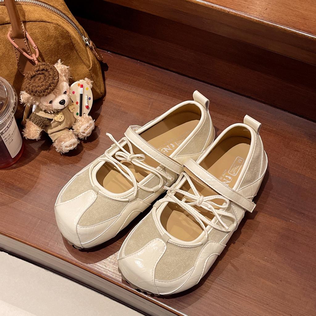 Панк балетки серебристые Мэри Джейн одинарные туфли женские 2025 лето дышащие новые сандалии повседневные с мелким вырезом немецкие тренировочные туфли