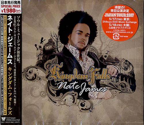 CD NATE JAMES VLA Kingdom Falls TOCP66665 Frofunk 2006 Япония ObiSoulFunk Б/у