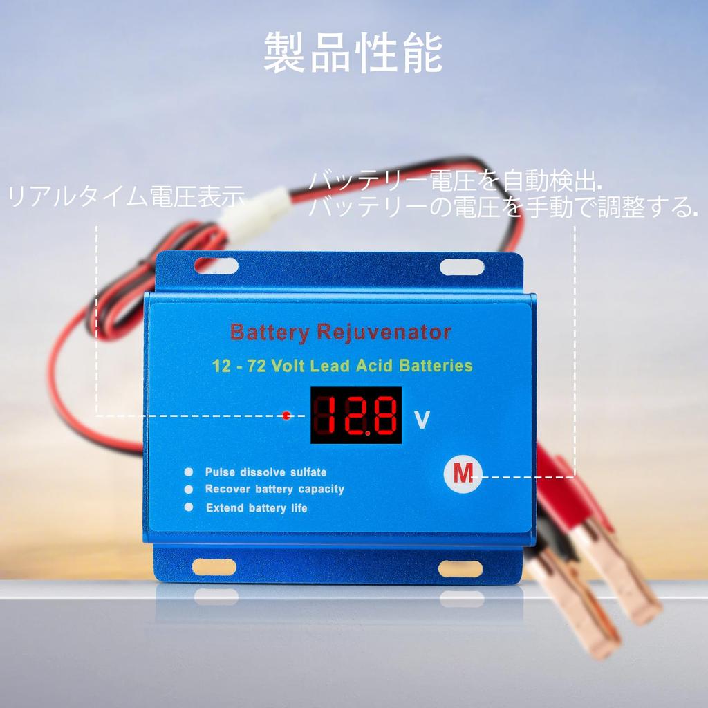 Десульфатор Десульфатизатор Регенератор Устройство Продления Срока Службы Восстанавливает Емкость Свинцово-Кислотных Аккумуляторов 24В 36В 48В 60В 72В