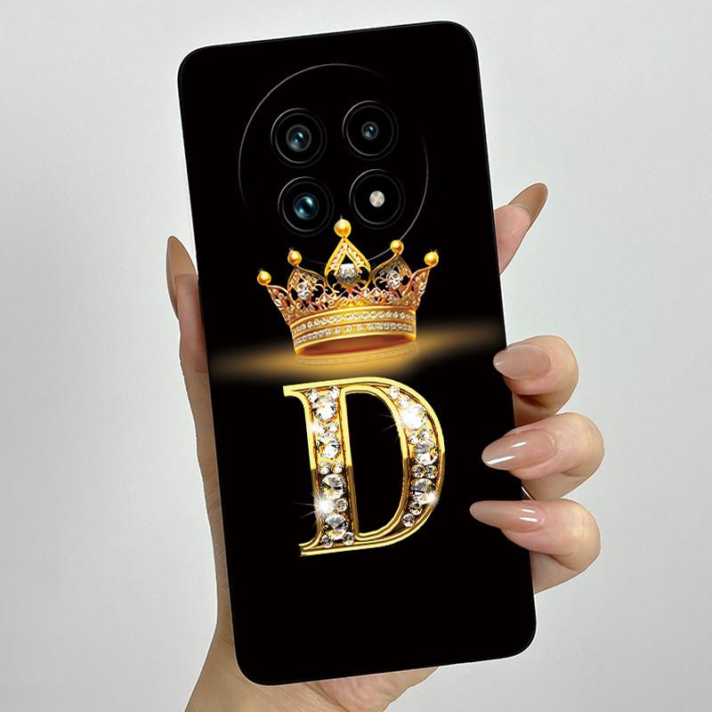 Чехол для телефона из жидкого силикона с буквой-короной для Realme 13 Pro Plus 13Pro 13ProPlus 5G, противоударный, с защитой объектива камеры, мягкая задняя крышка