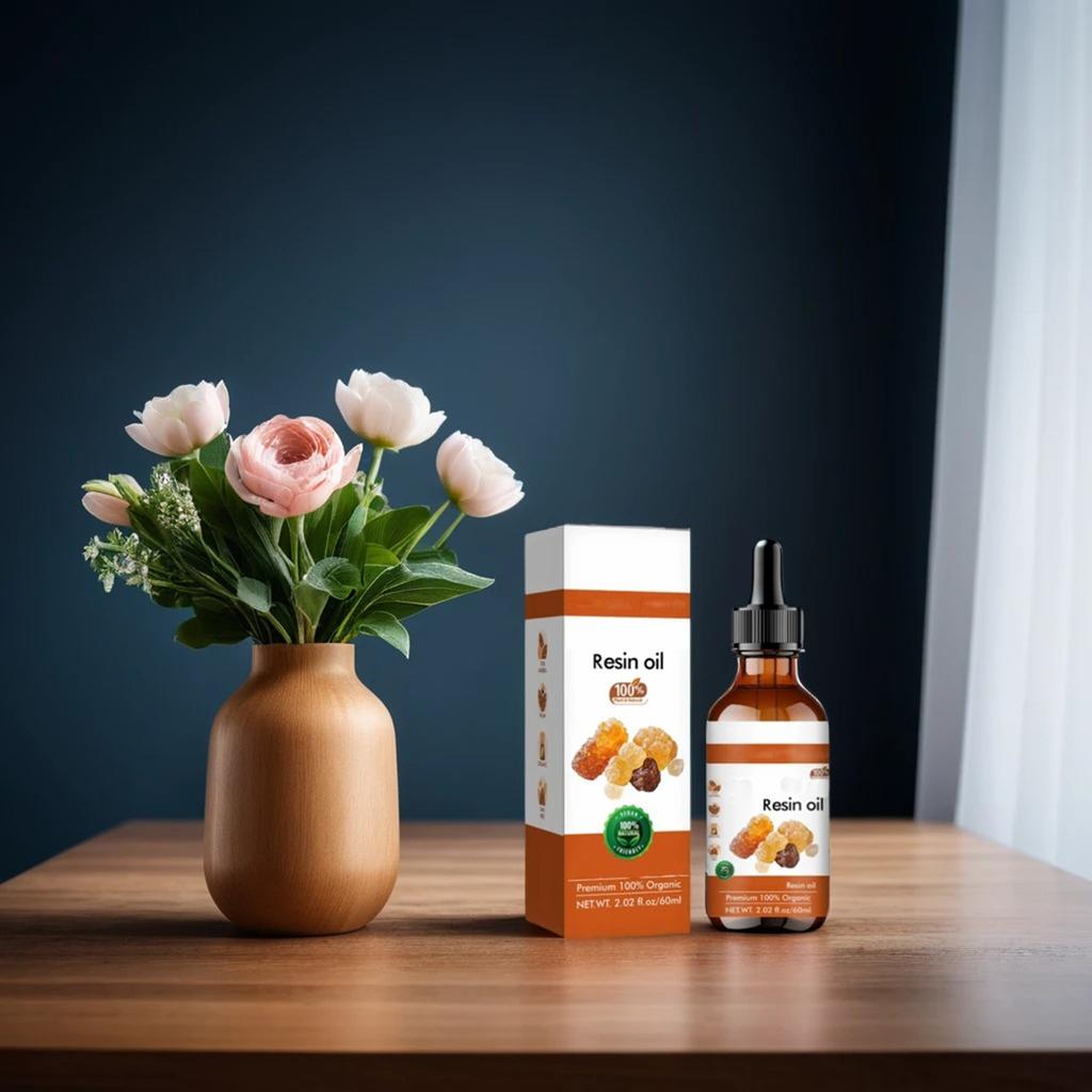 60 мл органического масла ладана для лица - уменьшает мелкие морщины, успокаивает раздраженную кожу, увлажняет и омолаживает для молодости