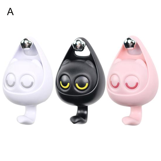 3Pcs Wall Hook Self-adhesive Cartoon Cat Shape Hook Strong Multi-purpose Hangers for Hats Backpacks Keys