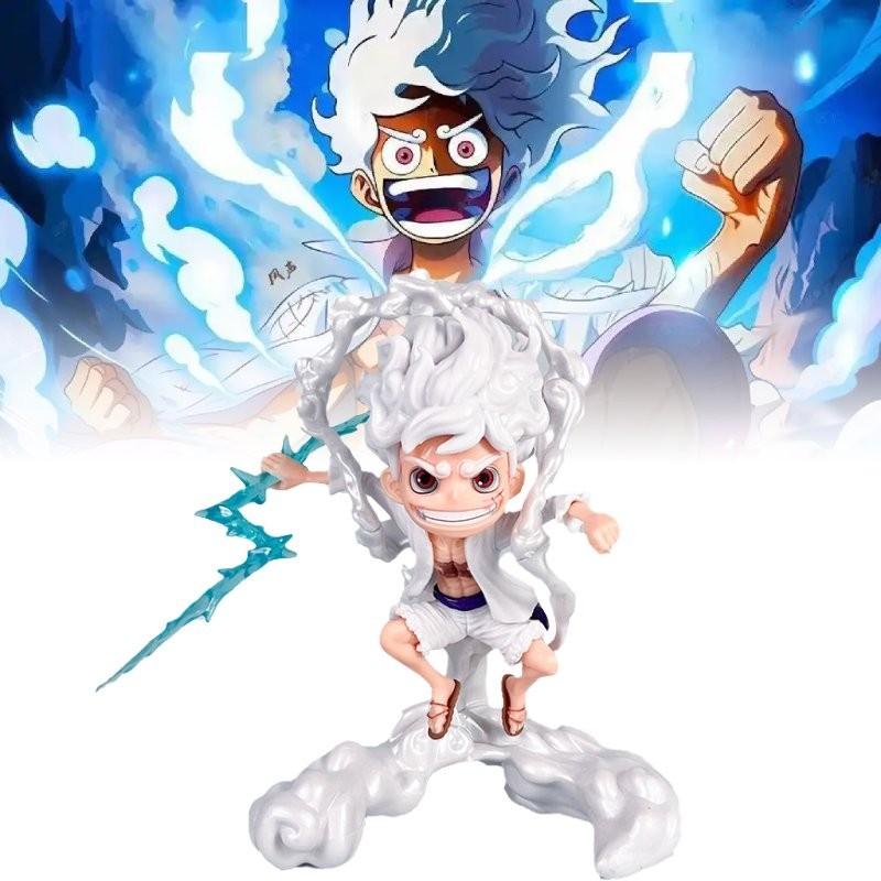 Яркая аниме-фигурка СД Ника Луффи Пятая передача Пробуждение Модель Дисплей