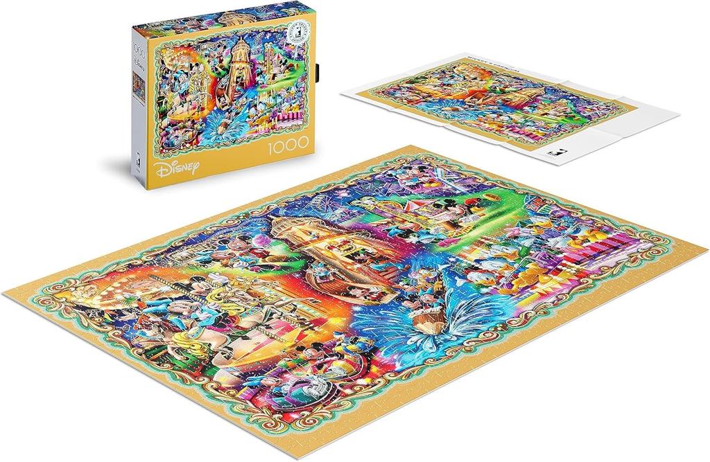 Ceaco - Silver Select - Disney - Карнавал Микки - Пазл из 1000 деталей для взрослых, Сложный пазл, Идеально подходит для вечера игр