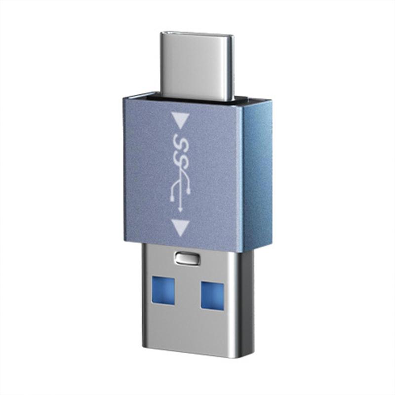 Адаптер USB-C папа на USB-A папа OTG C папа на A мама 3D угловой конвертер для зарядки и передачи данных