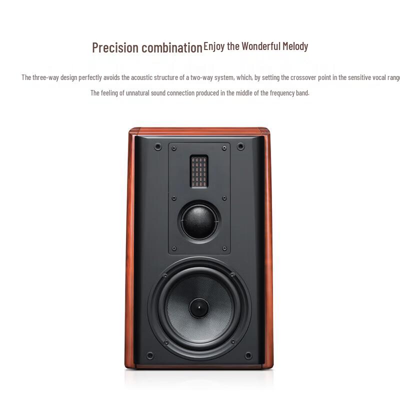 HiVi M3 Plus Bookshelf Speaker with Diva Stand CN plug (adapter included)