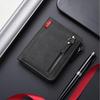 Men's Large Capacity Multifunctional Zipper Wallet with Multiple Card Slots and Coin Purse