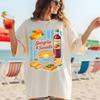 Sangria and Sunsets Shirt, Summer Vacation Tee, Sunset Citrus Fruit Shirt, Coastal Picnic Tee, Spanish Holiday Tee, Comfort Colors Plus Size