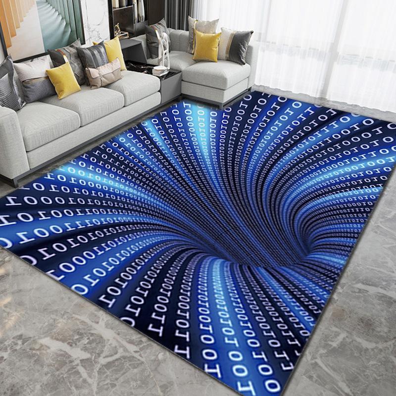 3D визуальный ковер для дома абстрактный геометрический ковер для гостиной спальня коврик для дивана журнальный столик коврик