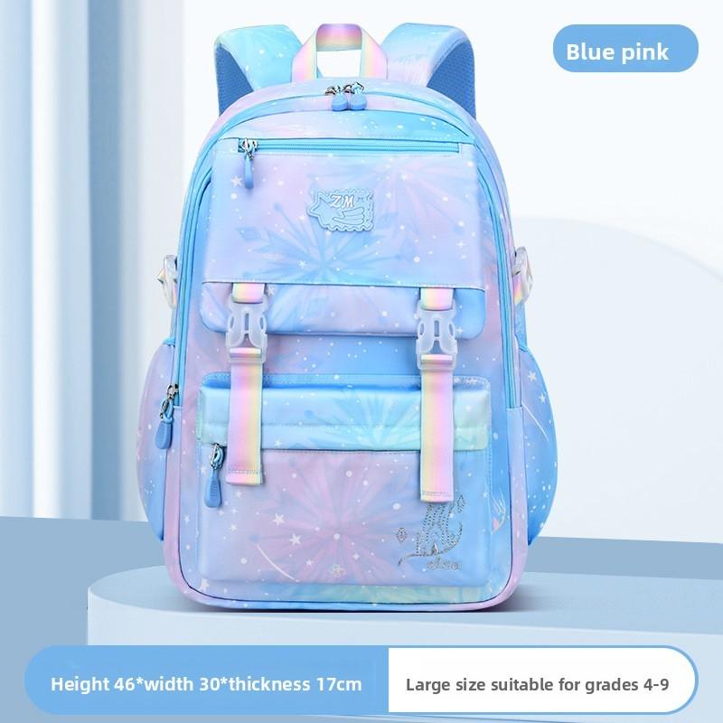 Baby Kids Backpack For Elementary School Girls With Lightweight Nylon And Gradient Design For School Use