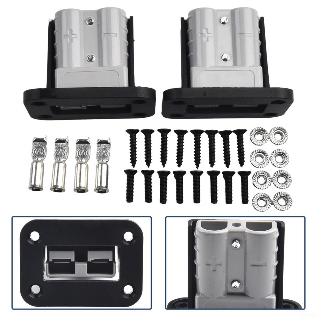 2PC для Anderson-Plug Flush Mount 50Amp Монтажный кронштейн Панель-крышка для каравана