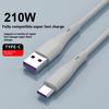 210 Вт сверхбыстрый зарядный кабель для мобильного телефона TypeC кабель для передачи данных