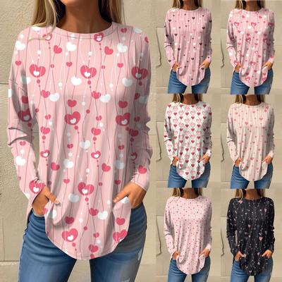 Футболки для женщин, осенние повседневные рубашки с длинными рукавами, толстовка, топ, пуловер