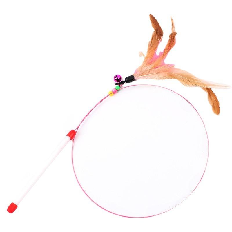 Cat Toys, Cat Fishing Sticks, Cat Feather Toys, High-toughness Feather Steel Wire Cat Toys