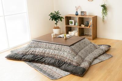 Ikehiko Corporation Котацу Одеяло 4550317202124 Коричневый Квадрат