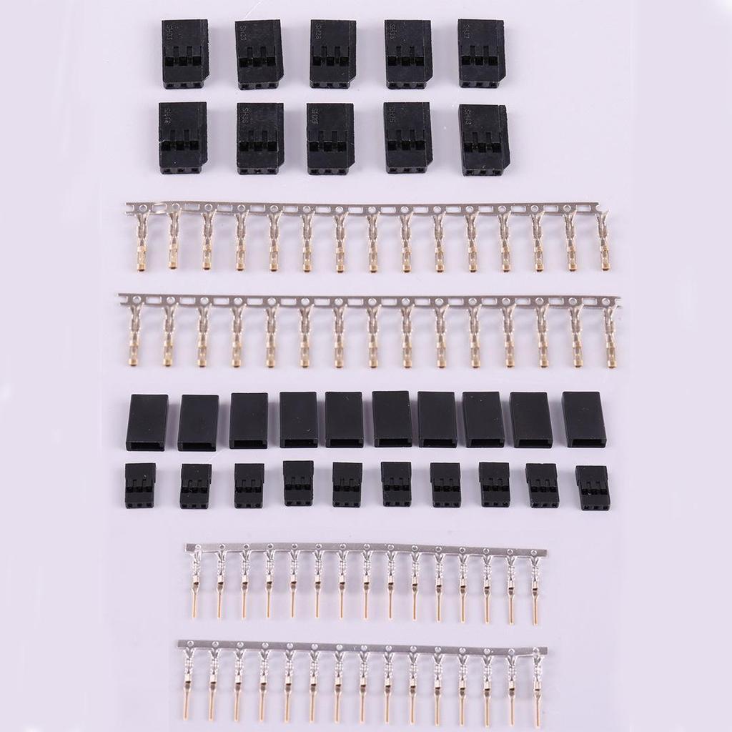 Позолоченные комплекты серворазъемов Futaba JR (10) – Удлинители «сделай сам» для мужчин/женщин с клеммами