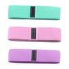 3PCS Resistance Loop Exercise Bands Polyester Cotton Elastic Workout Bands for Home Fitness