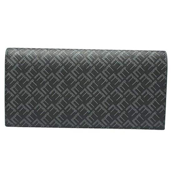 Dunhill Длинный кошелек для монет Signature 10CC Coat Wallet DU21R2100LT001 Черный [Dunhill] Кошелек/На молнии Коллекция Signature [Товар]