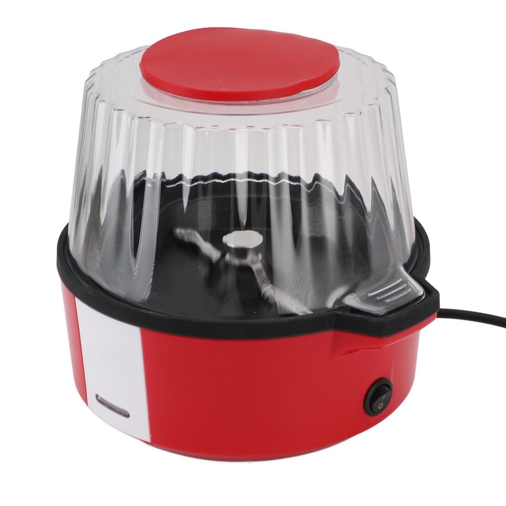 Popcorn Maker Multifunctional Transparent Lid Full Automatic Small Electric Popcorn Machine for