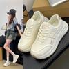 New Spring and Autumn Women's Shoes Versatile Thick-soled Students Soft-soled Lightweight Dad Shoes Sports and Leisure Shoes
