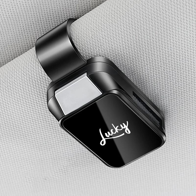 Car Visor Sunglasses Holder Multi-Function Eyewear Storage Clip Universal For Car Glasses Card Ticket Organizer Holder
