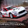 1/32 Maserati GranTurismo MC GT4 Модель легкосплавного автомобиля с инерционным механизмом, звуком и светом, детская подарочная коллекция, литая игрушечная модель